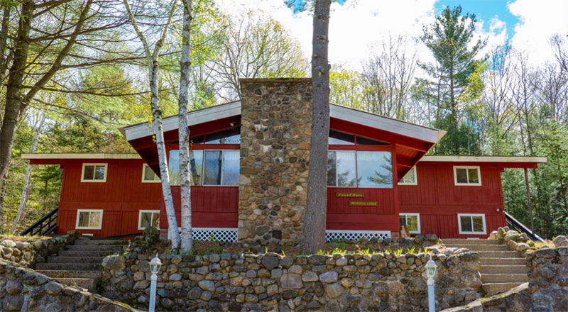 Lodge front Lodge front